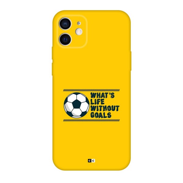 Life Without Goals Back Case for iPhone 12 Pro